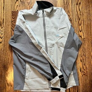 FootJoy Men's Gray and Black Windbreaker